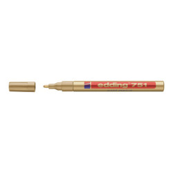 edding 751 paint - Marcatore - permanente - oro - inchiostro pigmentato base acqua - 1-2 mm