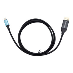 i-Tec - Cavo adattatore - 24 pin USB-C (M) a DisplayPort (M) - USB4 / Thunderbolt 3 / Thunderbolt 4 - 1.5 m - supporta 8K 30 Hz
