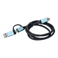 i-Tec - Cavo USB - USB, USB-C (M) a USB-C (M) - USB 3.1 Gen 2 - 1 m - supporto 4K, Supporto per l'erogazione di energia elettri