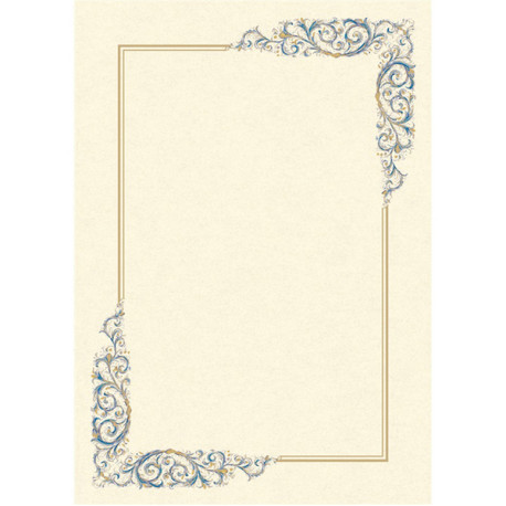 Diplomi in pergamena - stampa offset - A3 - 160 gr - avorio - Kartos - conf. 10 pezzi