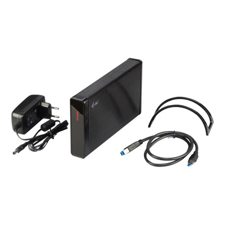 i-Tec MySafe Advance - Box esterno - 3.5" - SATA 6Gb/s - USB 3.0 - nero
