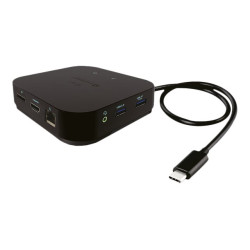 i-Tec Thunderbolt 3 Travel Dock Dual 4K Display + Power Delivery 60W - Docking station - USB-C 3.1 / Thunderbolt 3 - HDMI, DP -