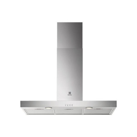 Electrolux Serie 600 LFT419X - Cappa - piatta camino - larghezza: 89.8 cm - prof. 45 cm - estrazione e ricircolo (con kit ricir