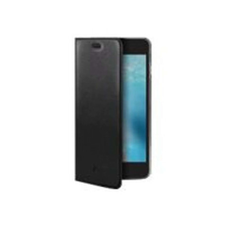 Celly Air Pelle AIRPELLE800BK - Flip cover per cellulare - vera pelle, fibra di vetro - per Apple iPhone 7