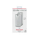 Celly Attraction - Cover per cellulare - Alluminio, vetro temperato - argento, trasparente - per Apple iPhone X, XS