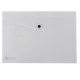 Busta con bottone Pull - 21 x 29,7 cm - trasparente - King Mec