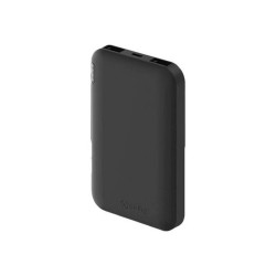 Celly Energy - Powerbank - 5000 mAh - 18.5 Wh - 2.1 A - 2 connettori di uscita (USB) - nero