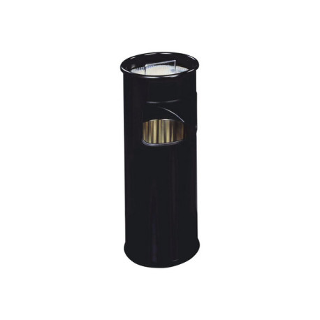 DURABLE - Cestino per rifiuti - rotondo - 17 L - metallo - nero
