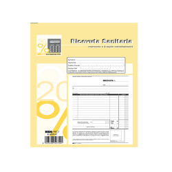 Blocco ricevute sanitarie numerate - 50/50 fogli autoricalcanti - 23 x 15cm - Edipro