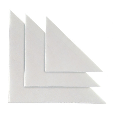 Busta autoadesiva TR 13 - triangolare - PVC - 13 x 13 cm - trasparente - Sei Rota - conf. 10 pezzi