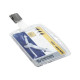 DURABLE - Porta badge - per 54 x 85 mm - clip - trasparente (pacchetto di 25)