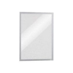 DURABLE DURAFRAME MAGNETIC - Portadocumenti - per A3 - magnetica - argento metallizzato (pacchetto di 5)