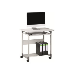 DURABLE PC Workstation System Computer Trolley 75FH - Postazione di lavoro - mobile - rettangolare - grigio - grigio base