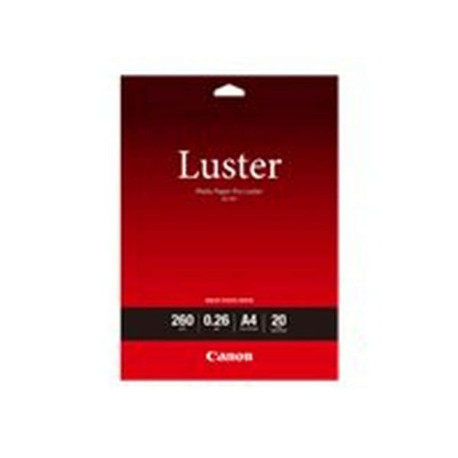 Canon Photo Paper Pro Luster LU-101 - Brillante - 260 micron - A4 (210 x 297 mm) - 260 g/m² - 20 fogli carta fotografica - per 