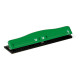 Perforatore 840 - max 8 fogli - 4 fori regolabili - passo 6/8 cm - verde - Lebez