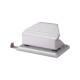 Perforatore 888 - max 10 fogli - 2 fori - passo 8 cm - alluminio - Zenith