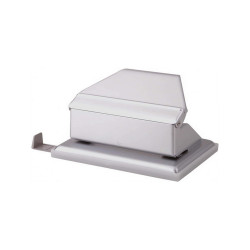 Perforatore 888 - max 10 fogli - 2 fori - passo 8 cm - alluminio - Zenith