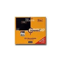 Intenso - 10 x CD-R - 700 MB (80 min) 40x - Astuccio CD Slim