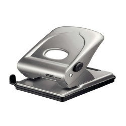 Perforatore FMC40 - max 40 fogli - 2 fori - passo 8 cm - argento - Rapid