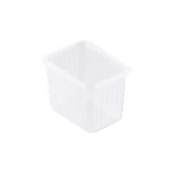 Duni - Contenitore per cibo - 1000 ml - rettangolare - usa e getta (pacchetto di 25)