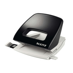 Perforatore Metal Rim 5005 - passo 8 cm - max 25 fogli - 2 fori - nero - Leitz