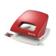 Perforatore Metal Rim 5005 - passo 8 cm - max 25 fogli - 2 fori - rosso - Leitz