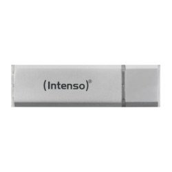 Intenso Alu Line - Chiavetta USB - 16 GB - USB 2.0 - argento (pacchetto di 3)