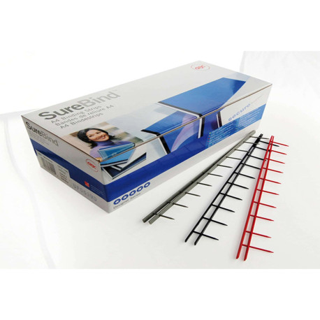 Pettini Surebind - 10 denti - 25 mm - bianco - GBC - conf. 100 pezzi