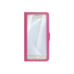 Celly Unicaview XL - Flip cover per cellulare - rosa
