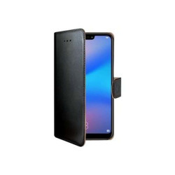 Celly Wally WALLY744 - Flip cover per cellulare - similpelle - per Huawei P20 lite