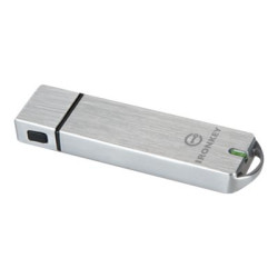 IronKey Basic S1000 - Chiavetta USB - crittografato - 128 GB - USB 3.0 - FIPS 140-2 Level 3 - Compatibile TAA
