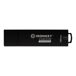 IronKey D300S Managed - Chiavetta USB - crittografato - 32 GB - USB 3.1 Gen 1 - FIPS 140-2 Level 3 - Compatibile TAA