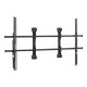 CHIEF X-Large FUSION 2.0 - Kit montaggio (montaggio fisso a parete) - per display LCD - acciaio - nero - dimensione schermo: 55