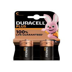 Pila mezzatorcia - C - LR14 - MN1400 - Plus - alcalina - Duracell - blister 2 pezzi