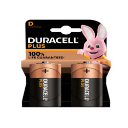 Pila torcia - D - LR20 - MN1300 - Plus - Duracell - blister 2 pezzi