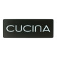 Pittogramma adesivo - Cucina - 32,5 x 16 cm - PVC - nero/bianco - Stilcasa
