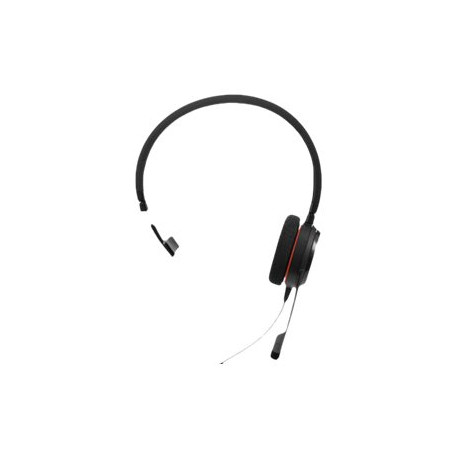 Jabra Evolve 20 MS mono - Cuffie con microfono - over ear - cablato - USB - Certificato per Skype for Business