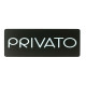 Pittogramma adesivo - Privato - 32,5 x 16 cm - PVC - nero/bianco - Stilcasa