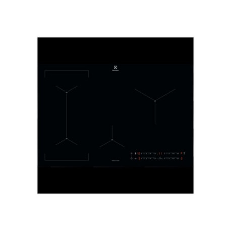 Electrolux EIS82449C - Piano cottura a induzione - 4 piastre - larghezza: 78 cm - prof. 52 cm - nero