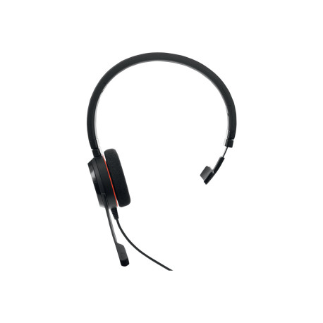 Jabra Evolve 20 UC mono - Cuffie con microfono - on-ear - convertibile - cablato - USB-C - isolamento dal rumore
