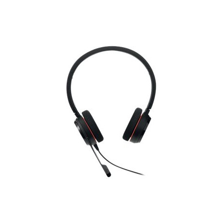 Jabra Evolve 20 UC stereo - Cuffie con microfono - on-ear - cablato - USB-C - isolamento dal rumore