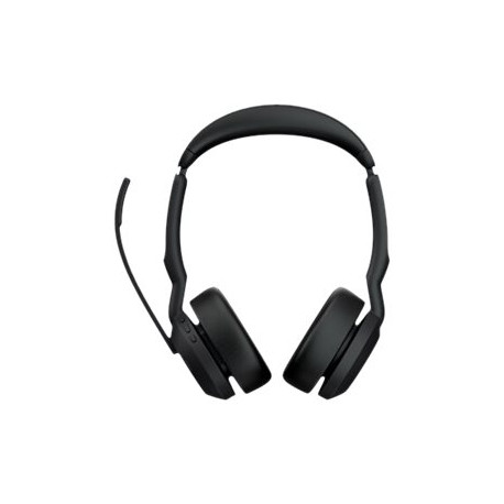 Jabra Evolve2 55 MS Stereo - Cuffie con microfono - on-ear - Bluetooth - senza fili - eliminazione rumore attivata - USB-C - ne