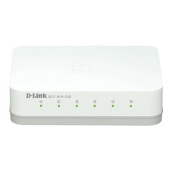 D-Link GO-SW-5G - Switch - unmanaged - 5 x 10/100/1000 - desktop