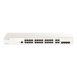 D-Link Nuclias Cloud-Managed DBS-2000-28 - Switch - 24 x 10/100/1000 + 4 x SFP combinato