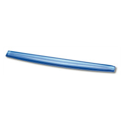 Poggiapolsi da tastiera - gel - blu trasparente - Fellowes