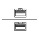Dell 10GbE Direct Attach - Attacco cavo diretto - SFP+ (M) a SFP+ (M) - 50 cm - biassiale - per Networking N1148- PowerSwitch S
