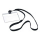 DURABLE - Badge per il nome - per 60 x 90 mm - nero, trasparente (pacchetto di 10)
