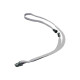 DURABLE - Laccio da collo per badge - grigio (pacchetto di 10) - per P/N: 568002, 8149-19, 8157-19, 8603-19, 8610-19, 8612-19, 