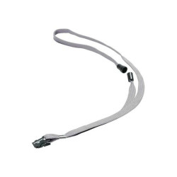 DURABLE - Laccio da collo per badge - grigio (pacchetto di 10) - per P/N: 568002, 8149-19, 8157-19, 8603-19, 8610-19, 8612-19, 