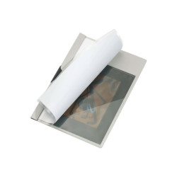 DURABLE CORNERFIX - Tasca per angolo autoadesiva - trasparente (pacchetto di 100)
